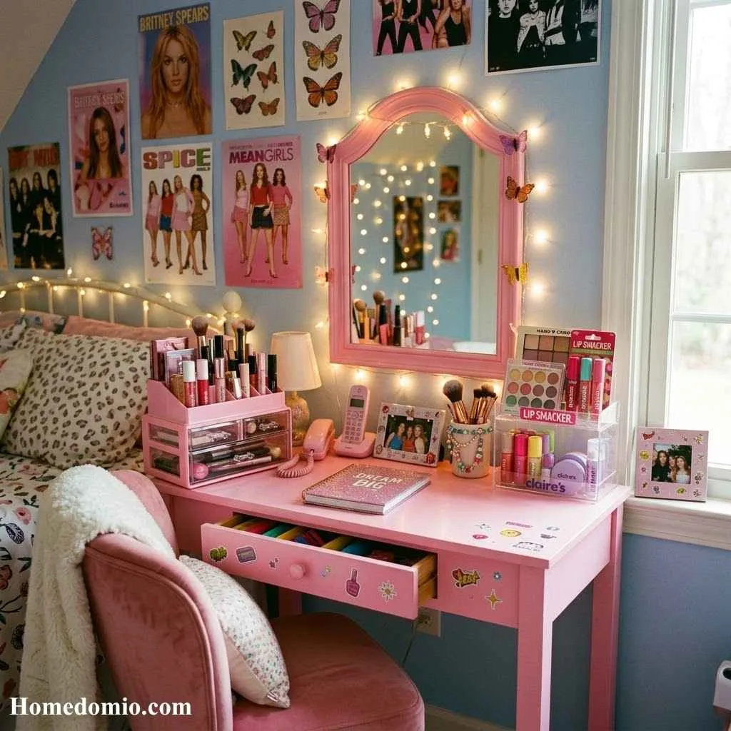 Mini Vanity and Makeup Station