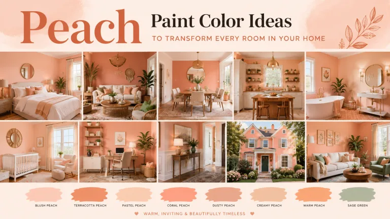 12+ Peach Paint Color Ideas for Every Room at Home 2 Peach Paint Color Ideas