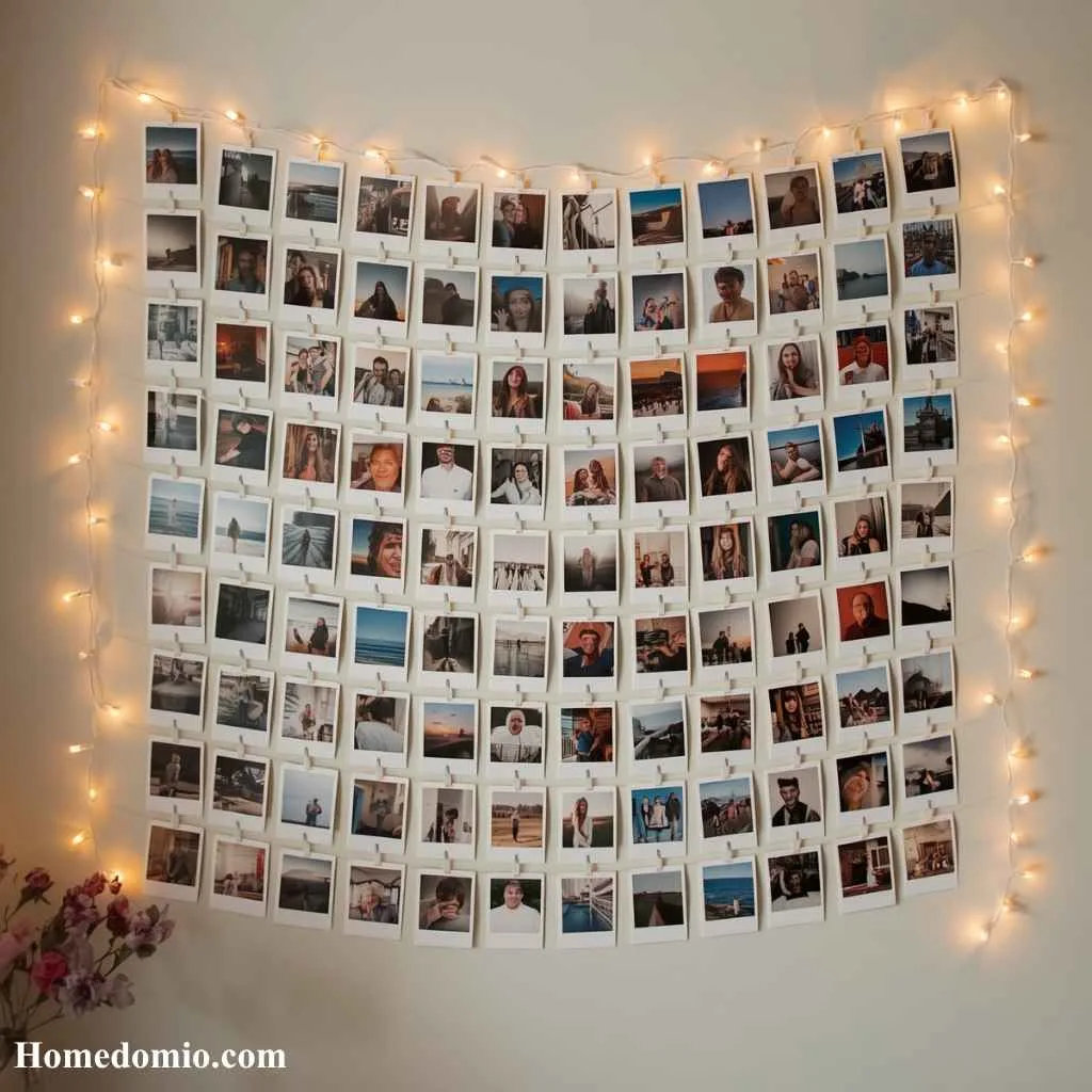 15 College Bedroom Ideas To Make Your Dorm Feel Home 5 Personalized Photo Wall