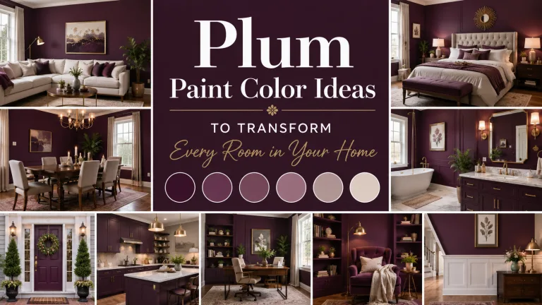 Plum Paint Color Ideas to Transform Every Room in Your Home 3 Plum Paint Color Ideas