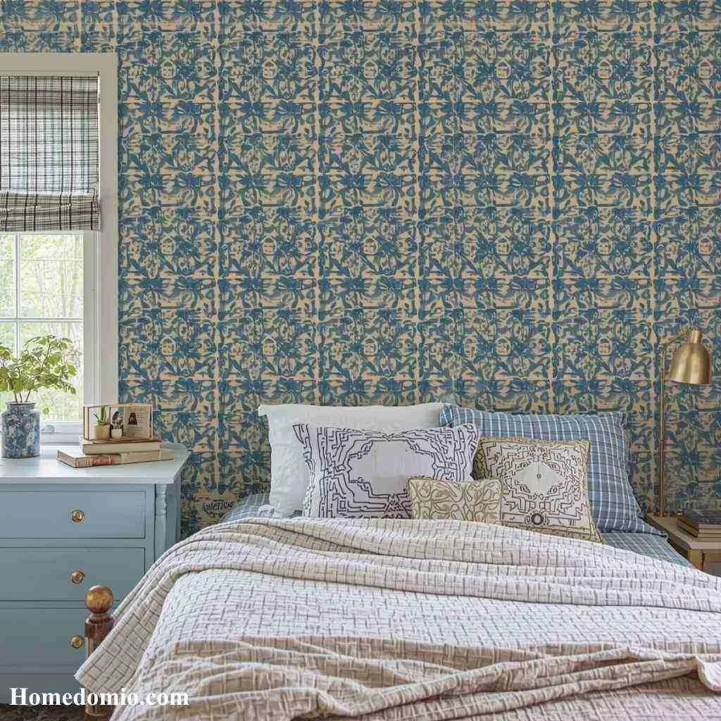 15 College Bedroom Ideas To Make Your Dorm Feel Home 9 Removable Wallpaper Accent