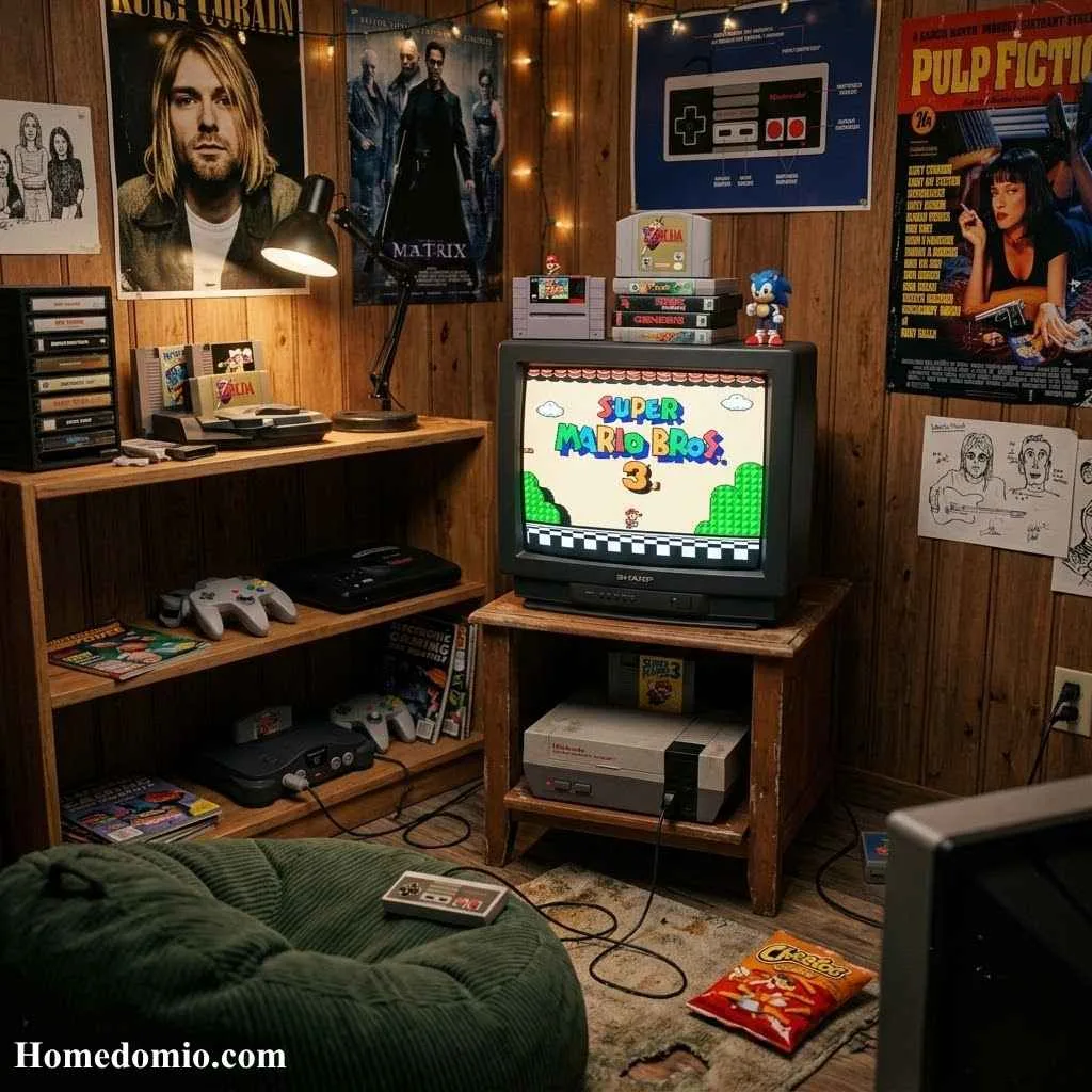  Retro TV and Gaming Nook