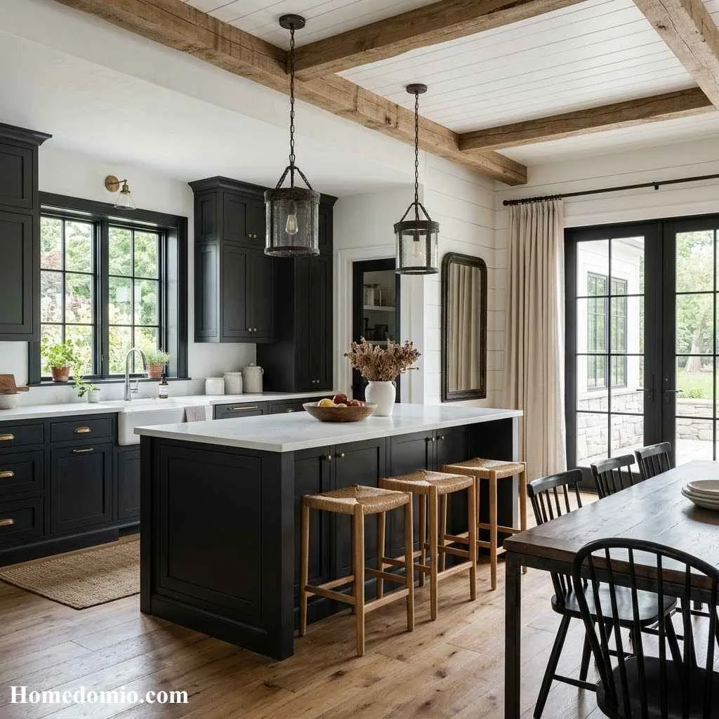 Soft Black and Iron Tones