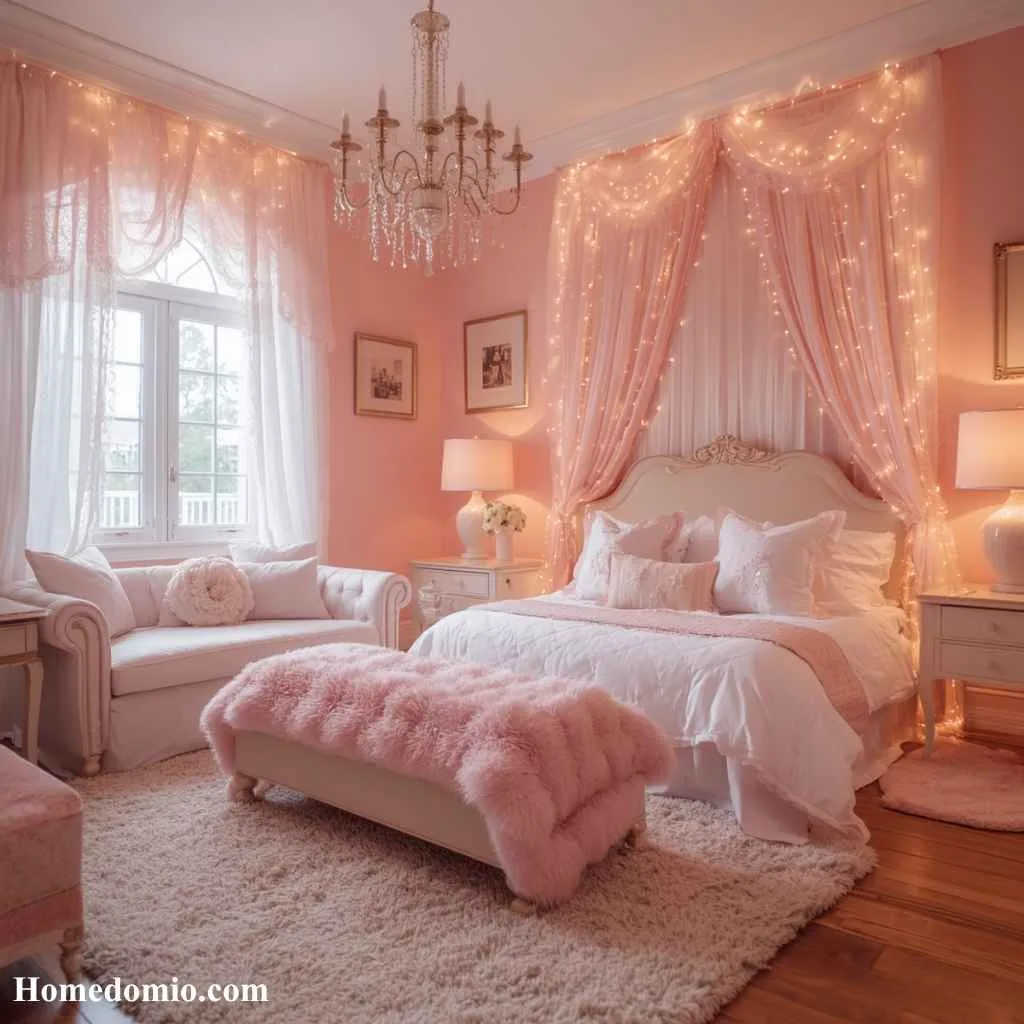 Soft Pink and White Princess Vibes