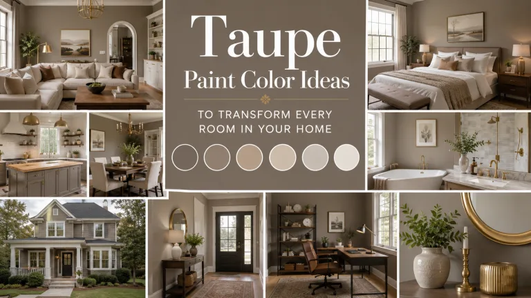 12+ Taupe Paint Color Ideas for Every Room at Home 4 Taupe Paint Color Ideas