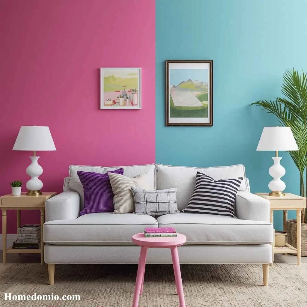 Two Tone Wall Paint Split