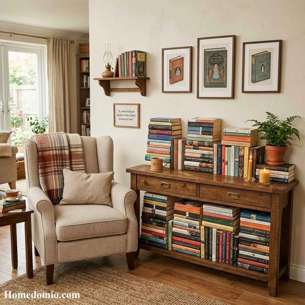8. 📚 Use It as a Mini Library Corner