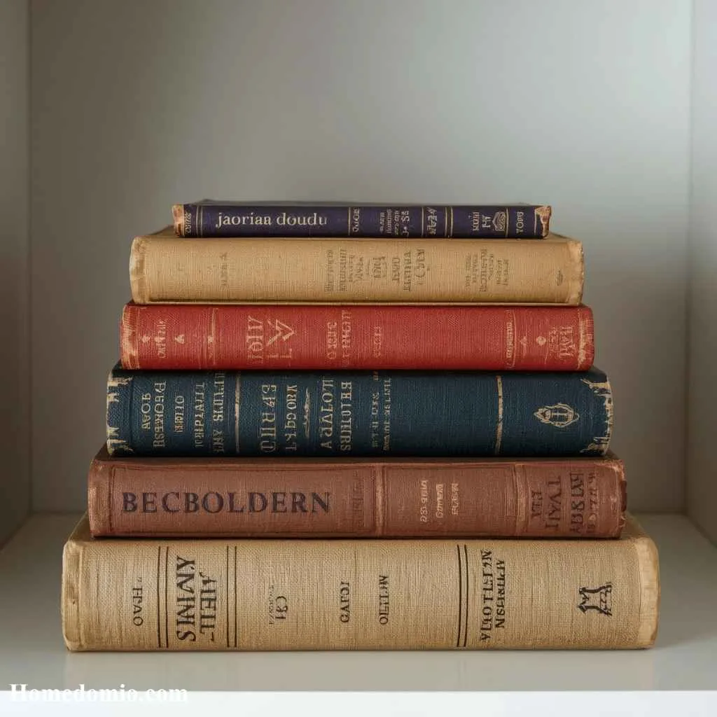 Cottage Core Dorm Room Decor: 15 Charming Ideas to Try 6 Vintage Book Stacks