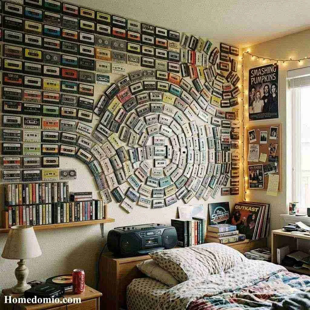 Vintage Cassette Wall Art