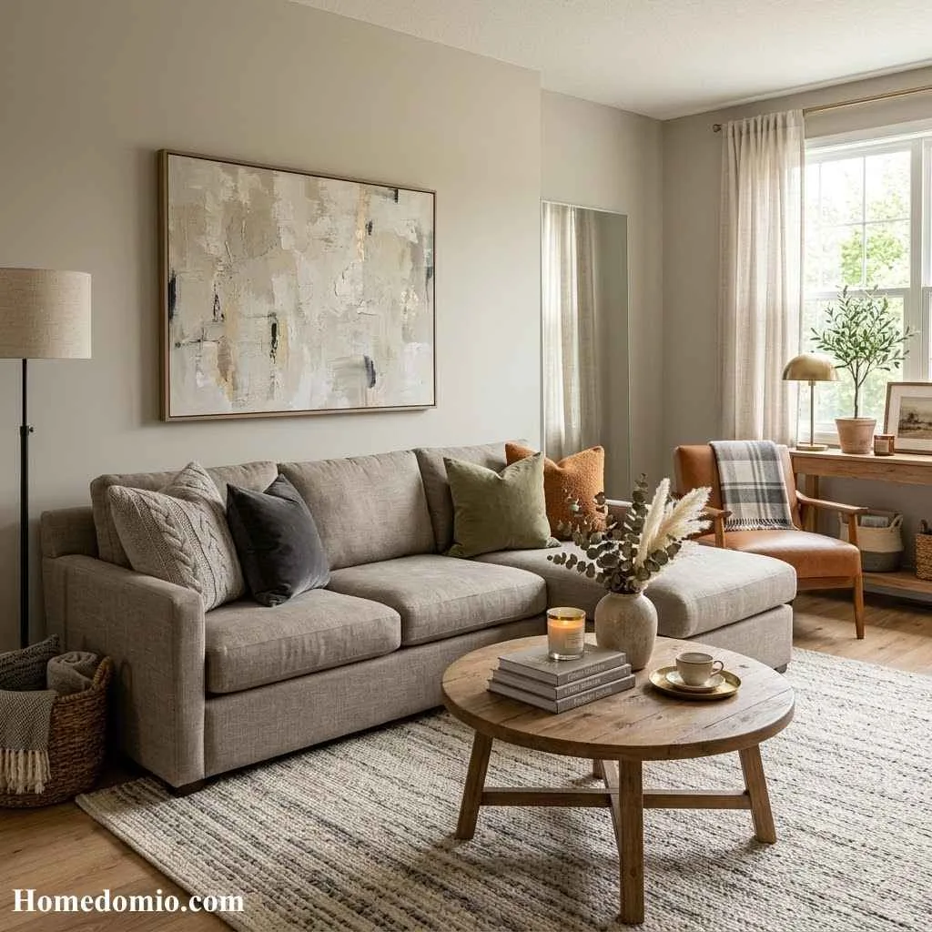 Living Room Color Ideas to Transform Your Space 9 Warm Greige for the Perfect Neutral Balance
