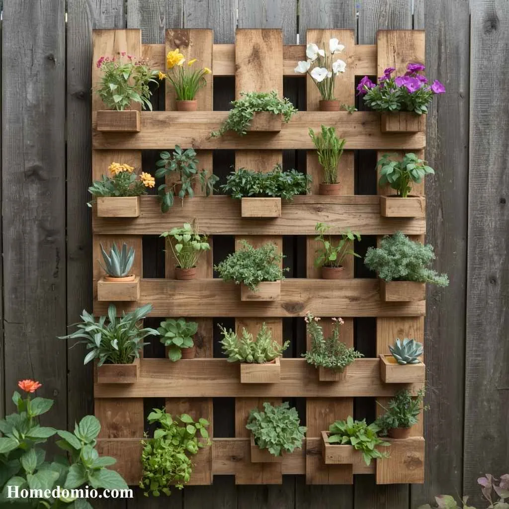 Wooden Pallet Vertical Garden