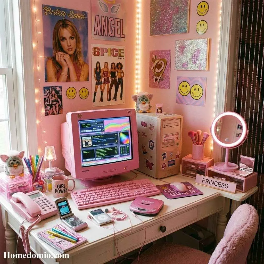 Y2K Inspired Pink Tech Corner