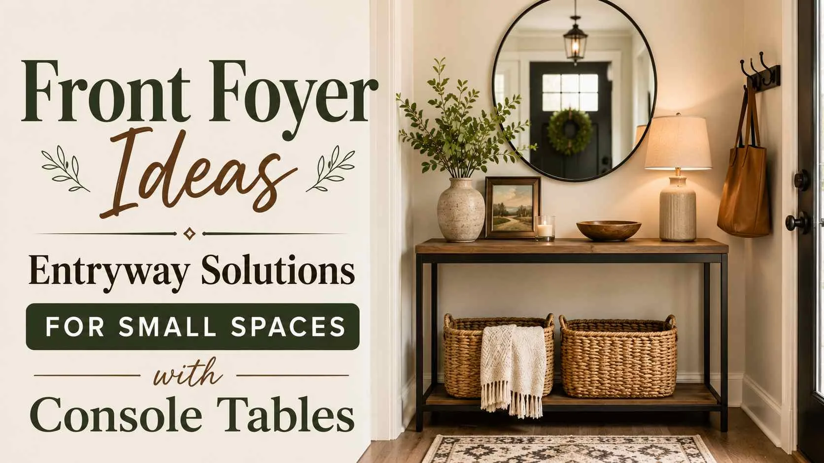 Front Foyer Ideas Entryway Small Spaces Console Tables