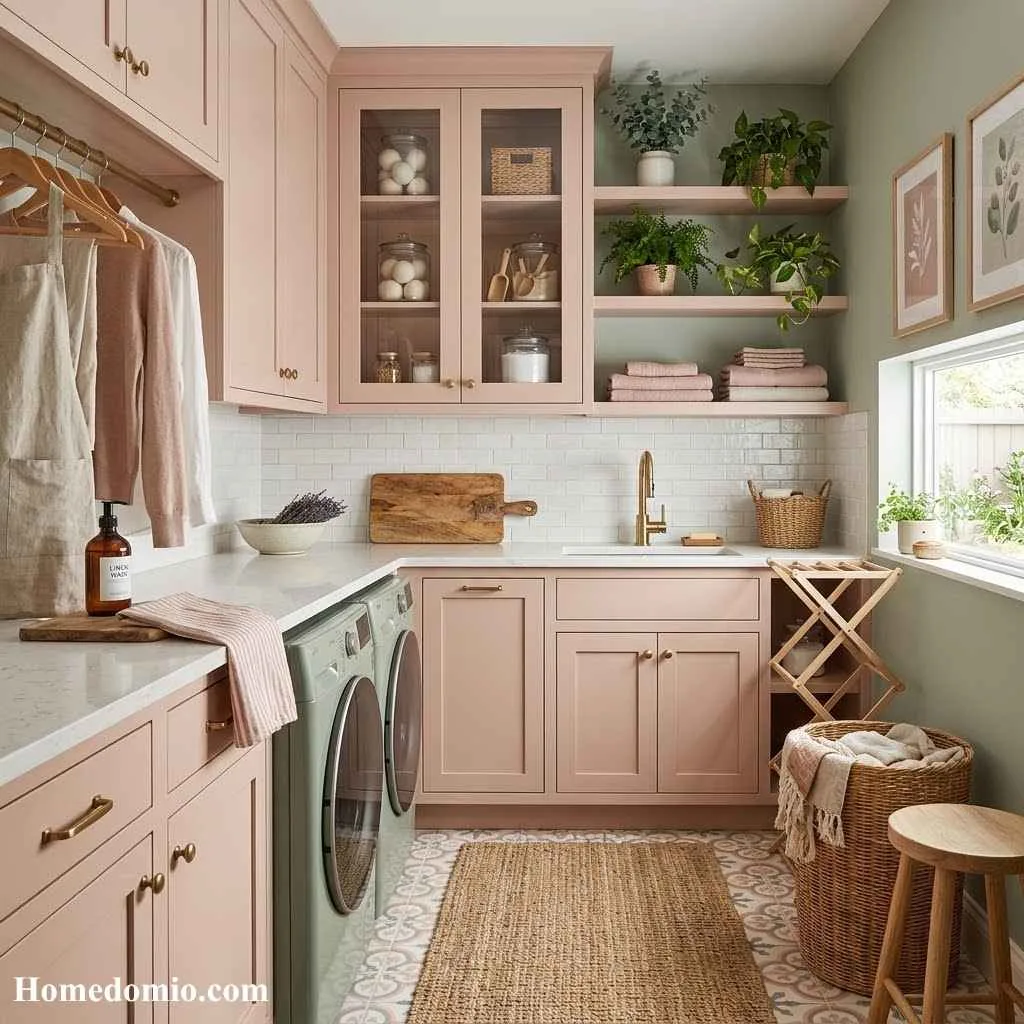 14 Cozy Luxurious Laundry Room Ideas For Your Home 15 A Chic Color Scheme