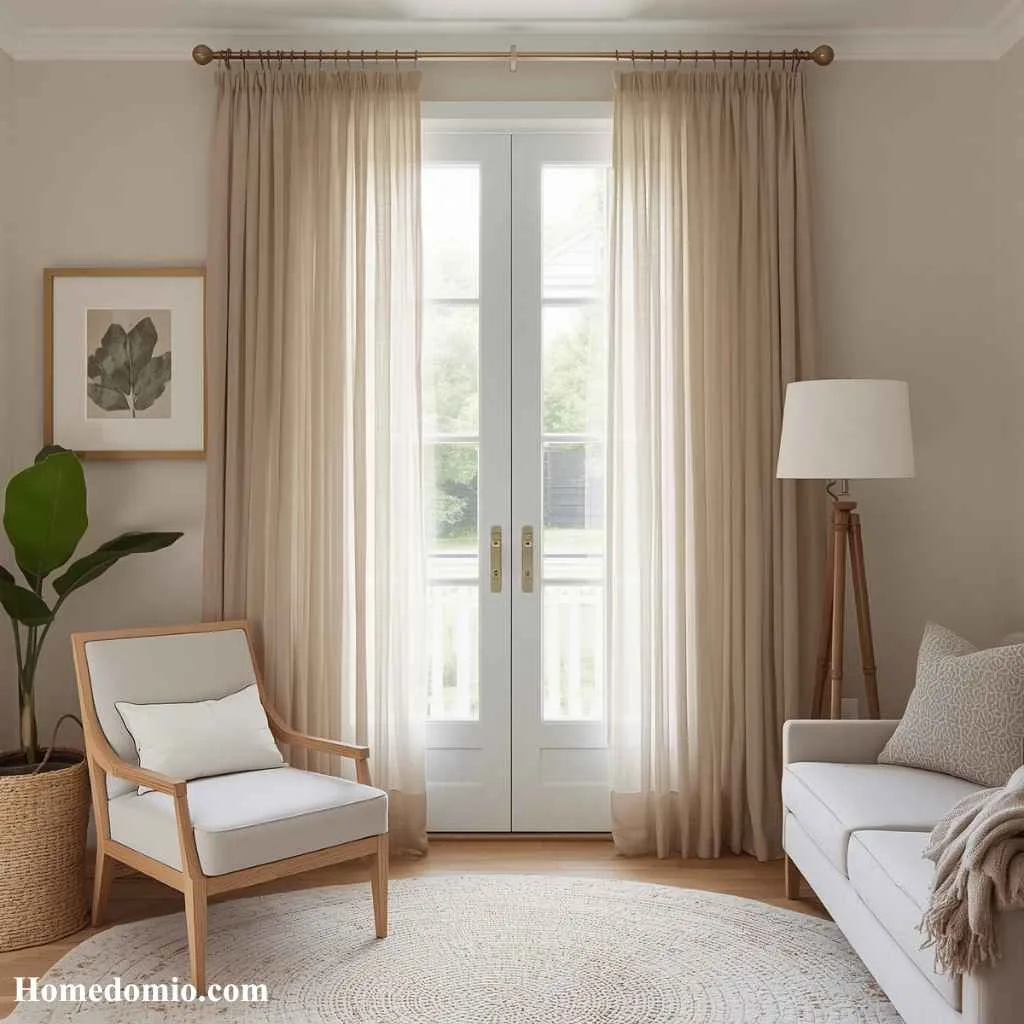 Add Sheer Curtains For Softness