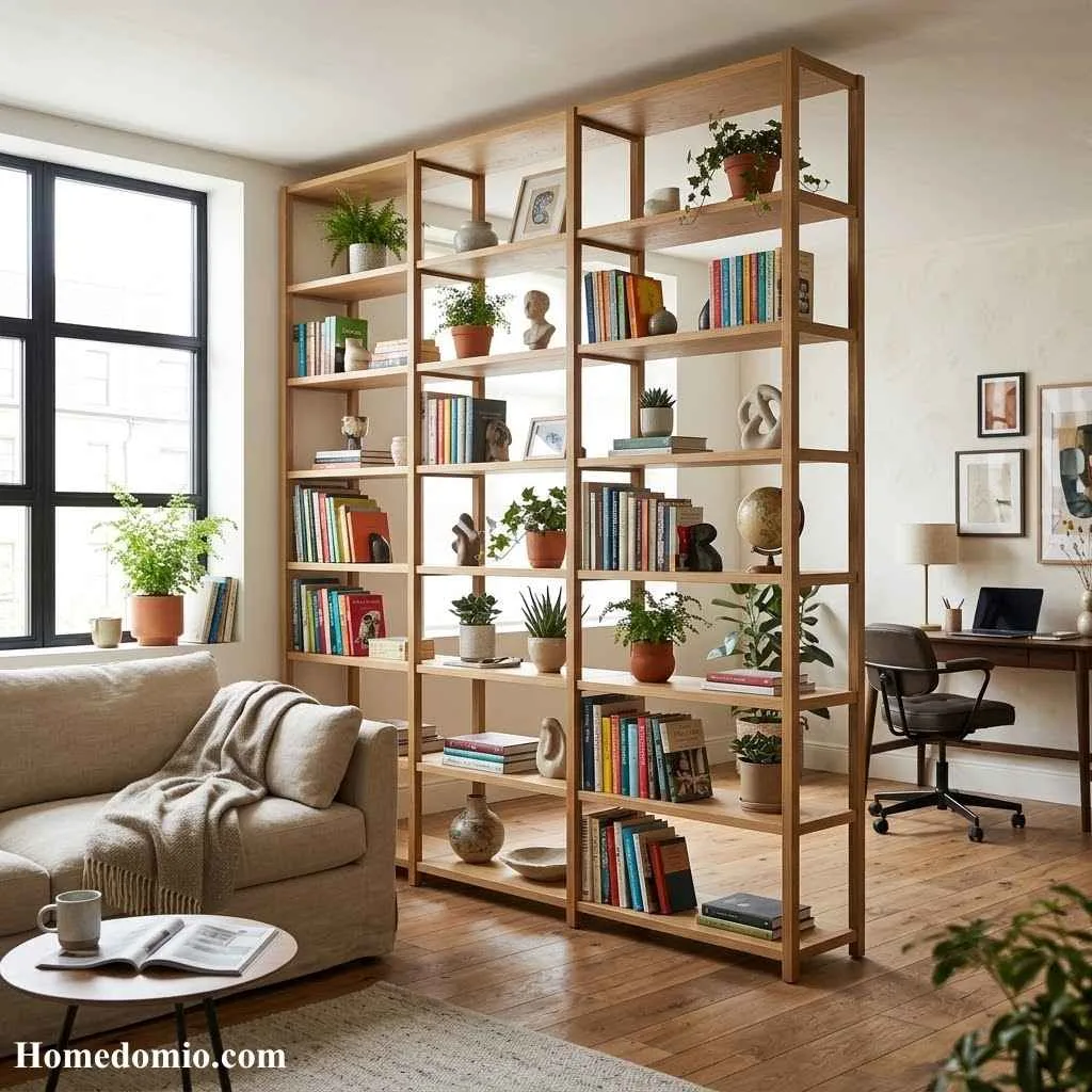 Add a Bookshelf as a Soft Partition