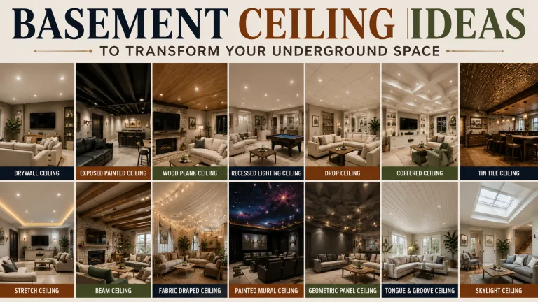 Basement Ceiling Ideas