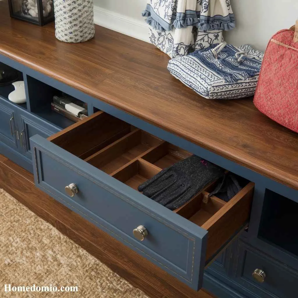 Bench With Drawer Storage