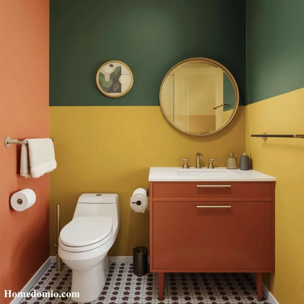 Bold Color Block Walls