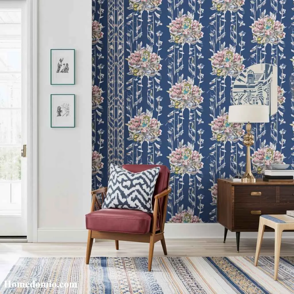 16 Chic Laundry Room Ideas For A Stylish Upgrade 2 Bold Wallpaper Statement Wall