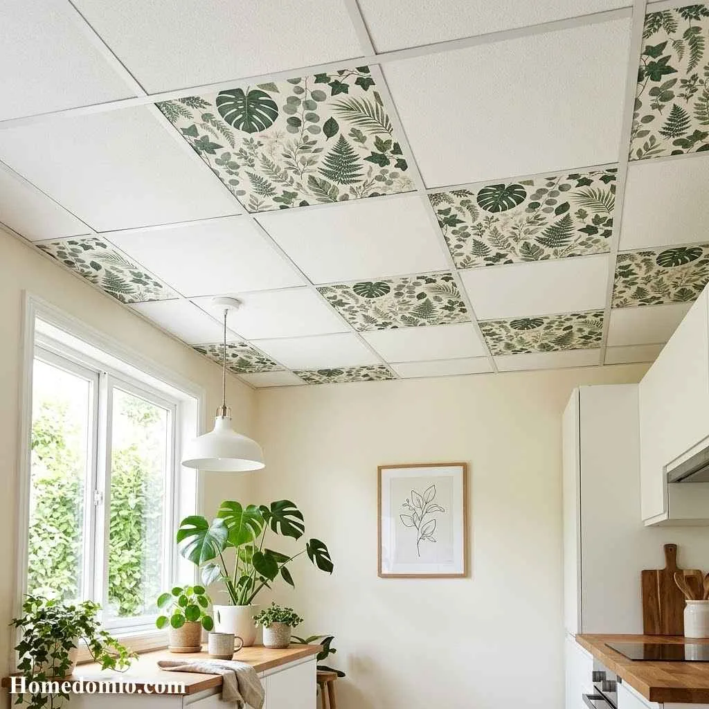 Botanical Print Tile Wrap