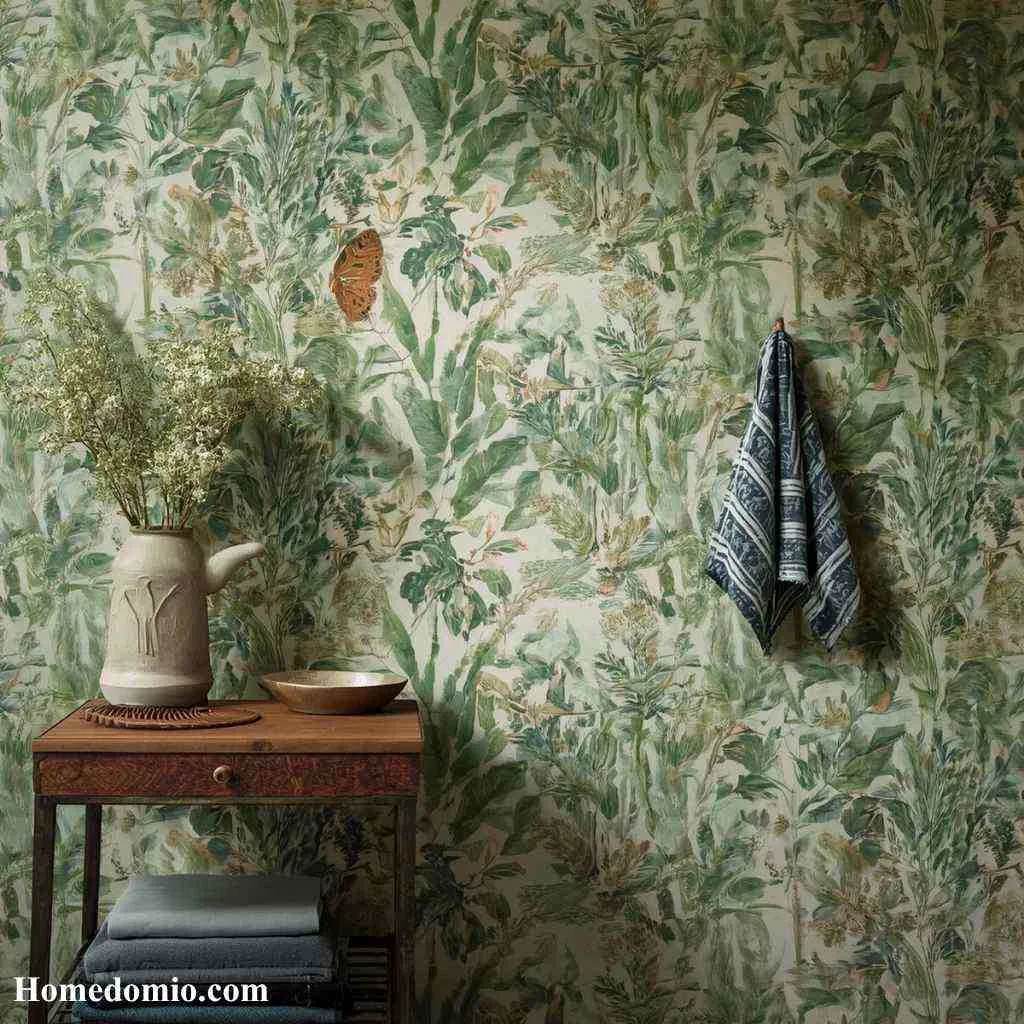 Botanical Wallpaper Accents