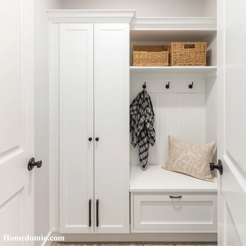 Mudroom Lockers Ideas To Organize Your Entryway In Style 12 Bright White Lockers For Small Spaces