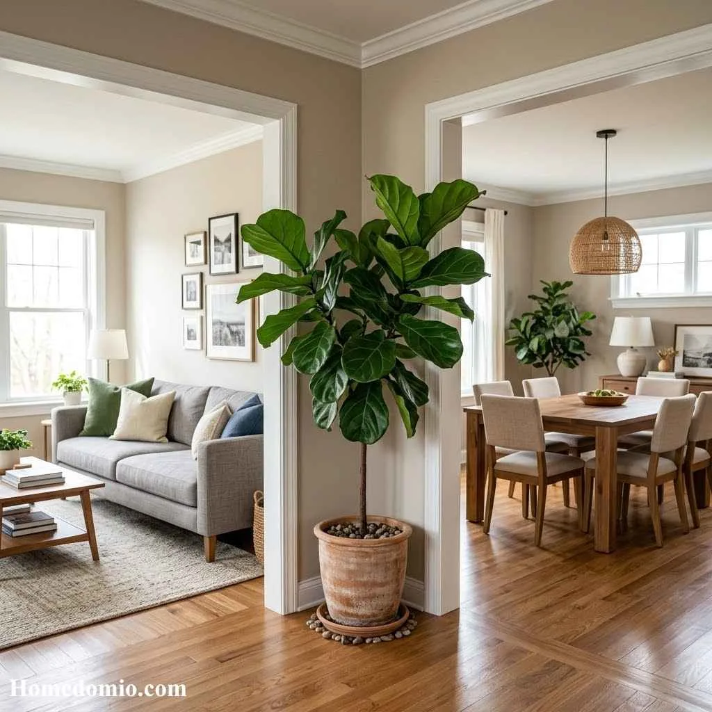  Bring in Greenery to Bridge the Spaces