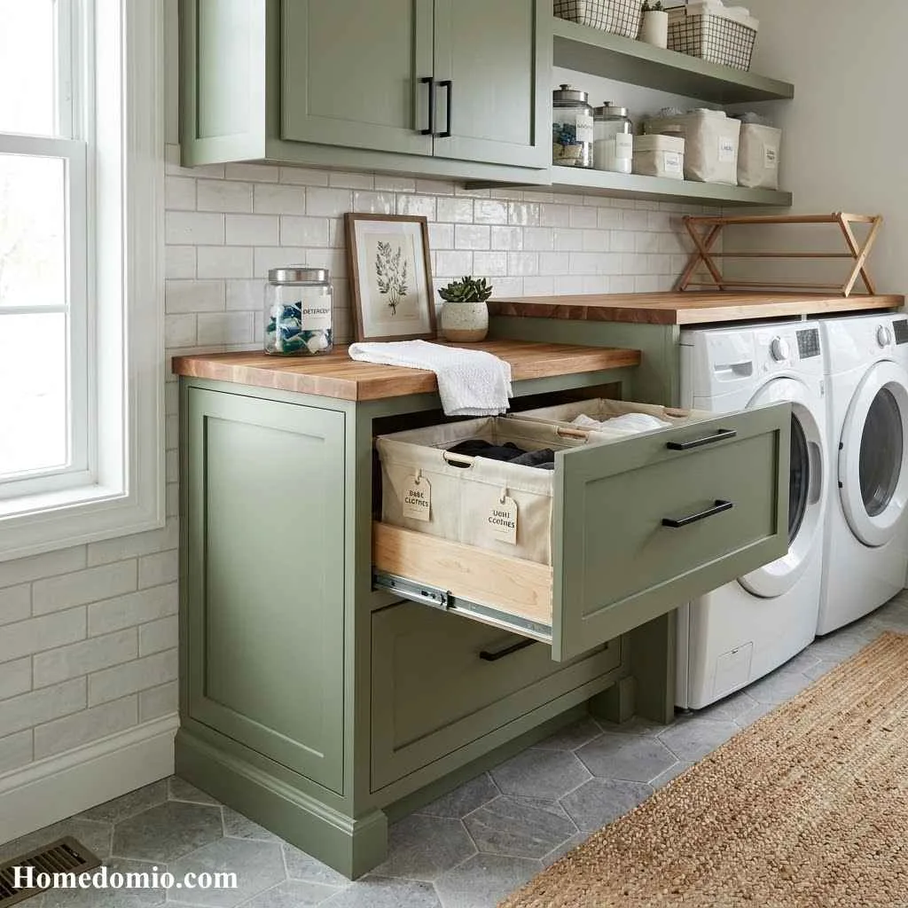 Built In Hamper Cabinet Systems