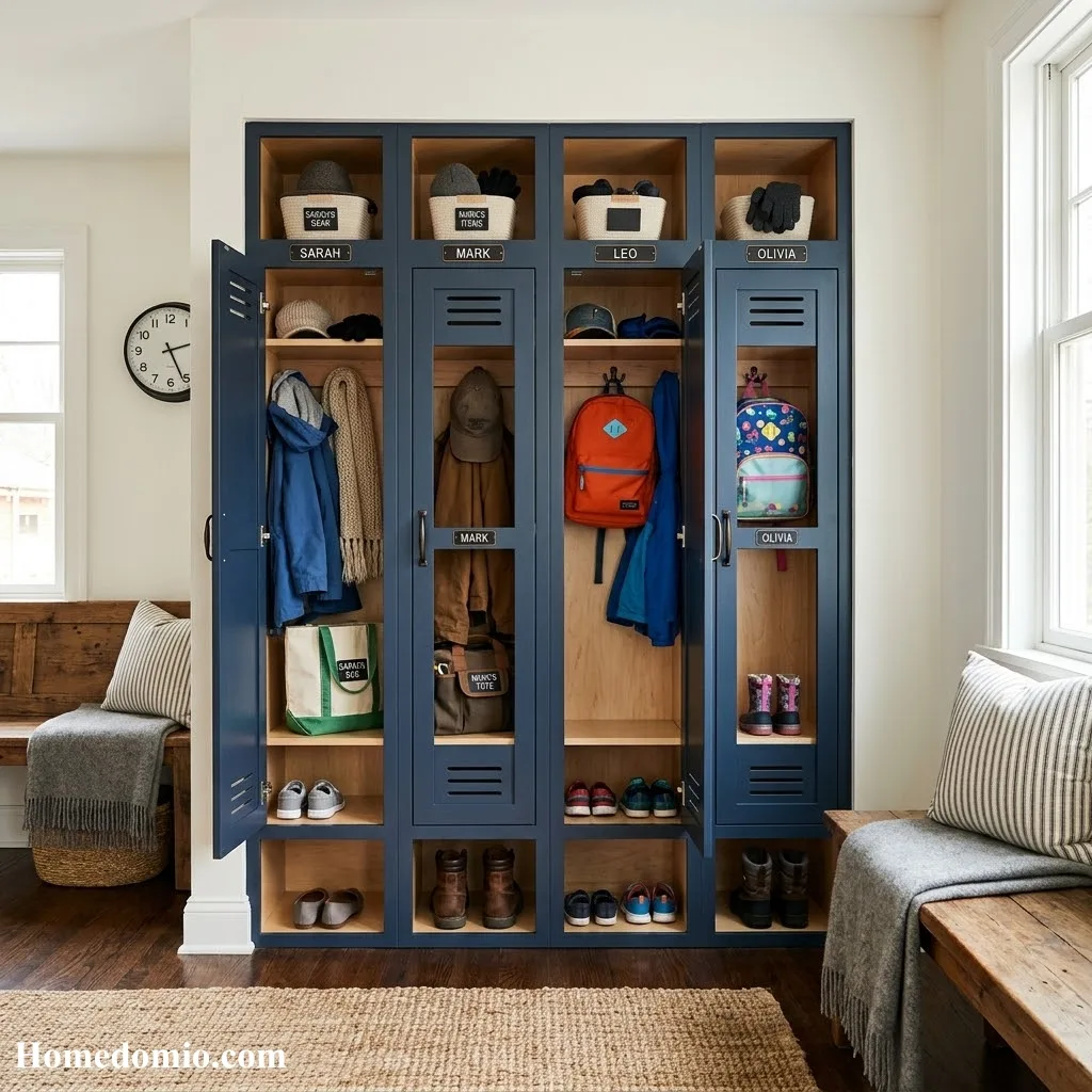  Built In Lockers