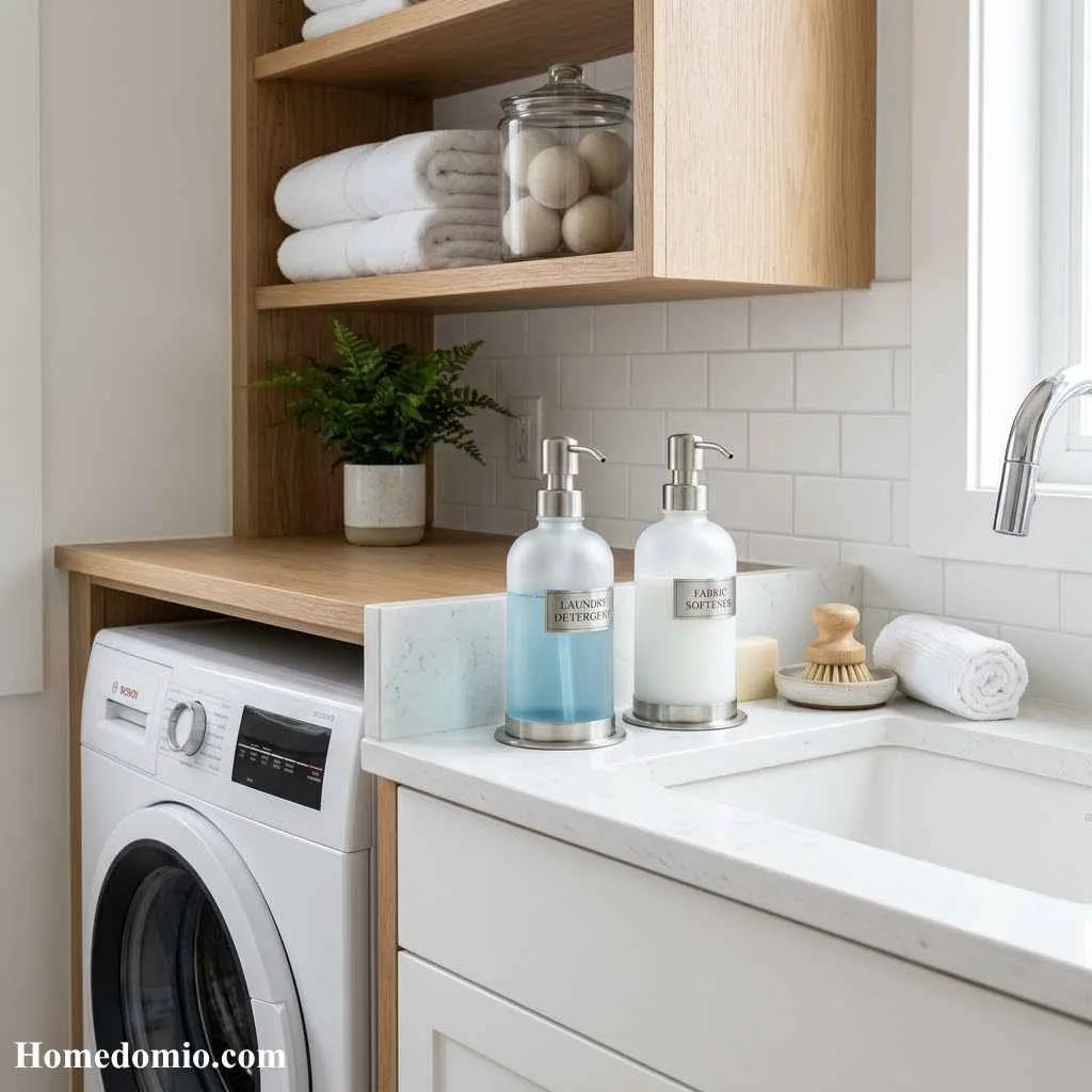 14 Cozy Luxurious Laundry Room Ideas For Your Home 11 Built In Product Dispensers