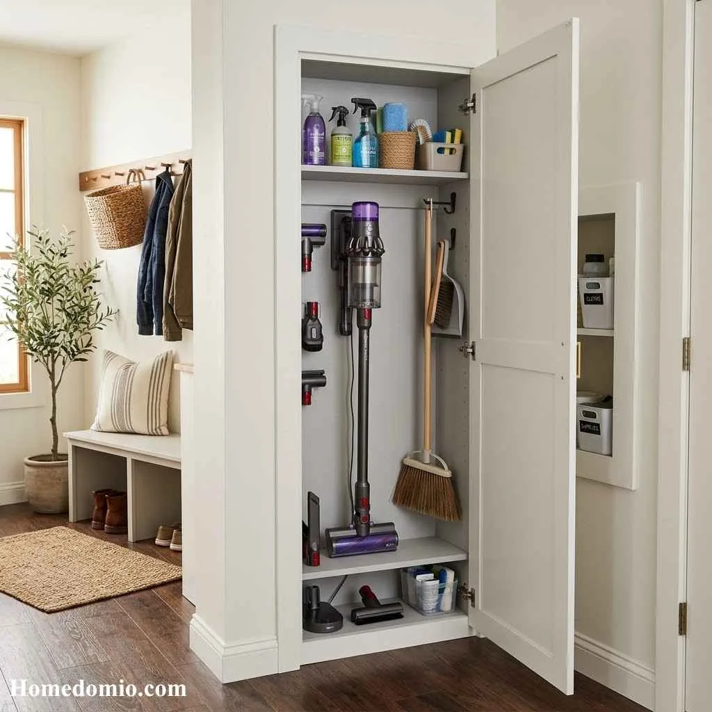 Built In Vacuum Closet