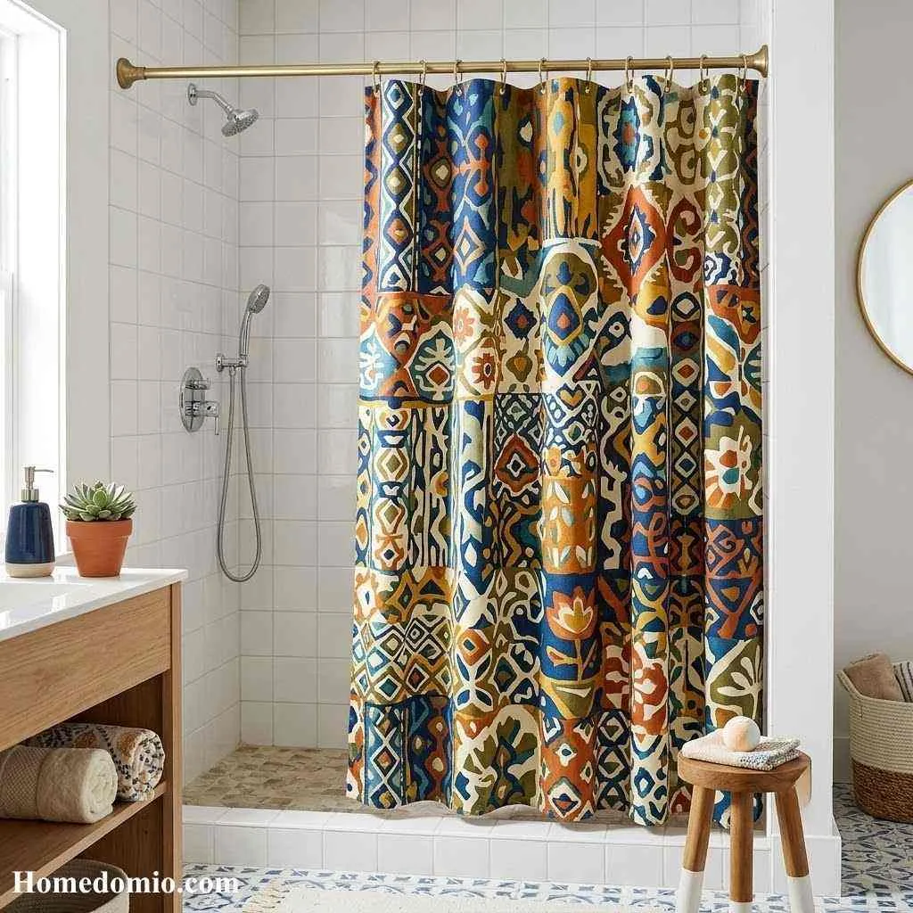 Choose a Statement Shower Curtain