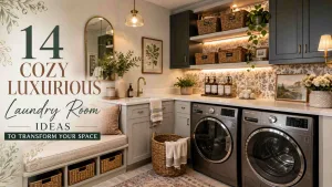 Cozy Luxurious Laundry Room