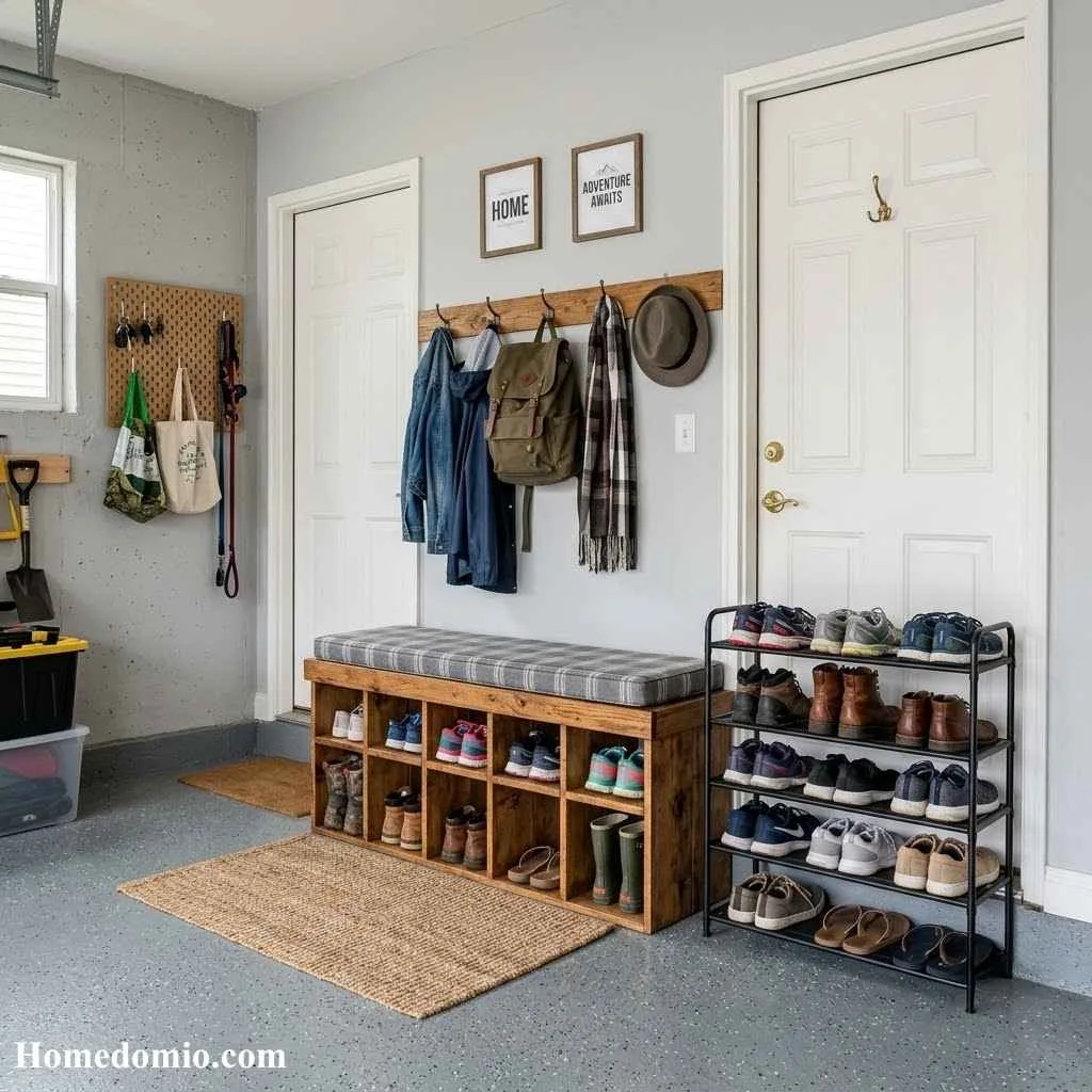 Dedicated Shoe Rack Zone