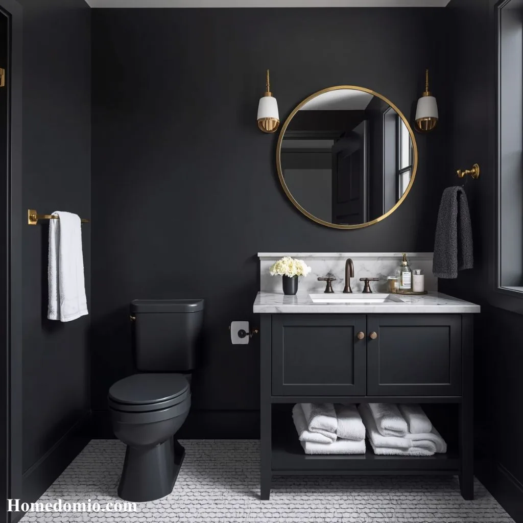  Deep Charcoal Walls