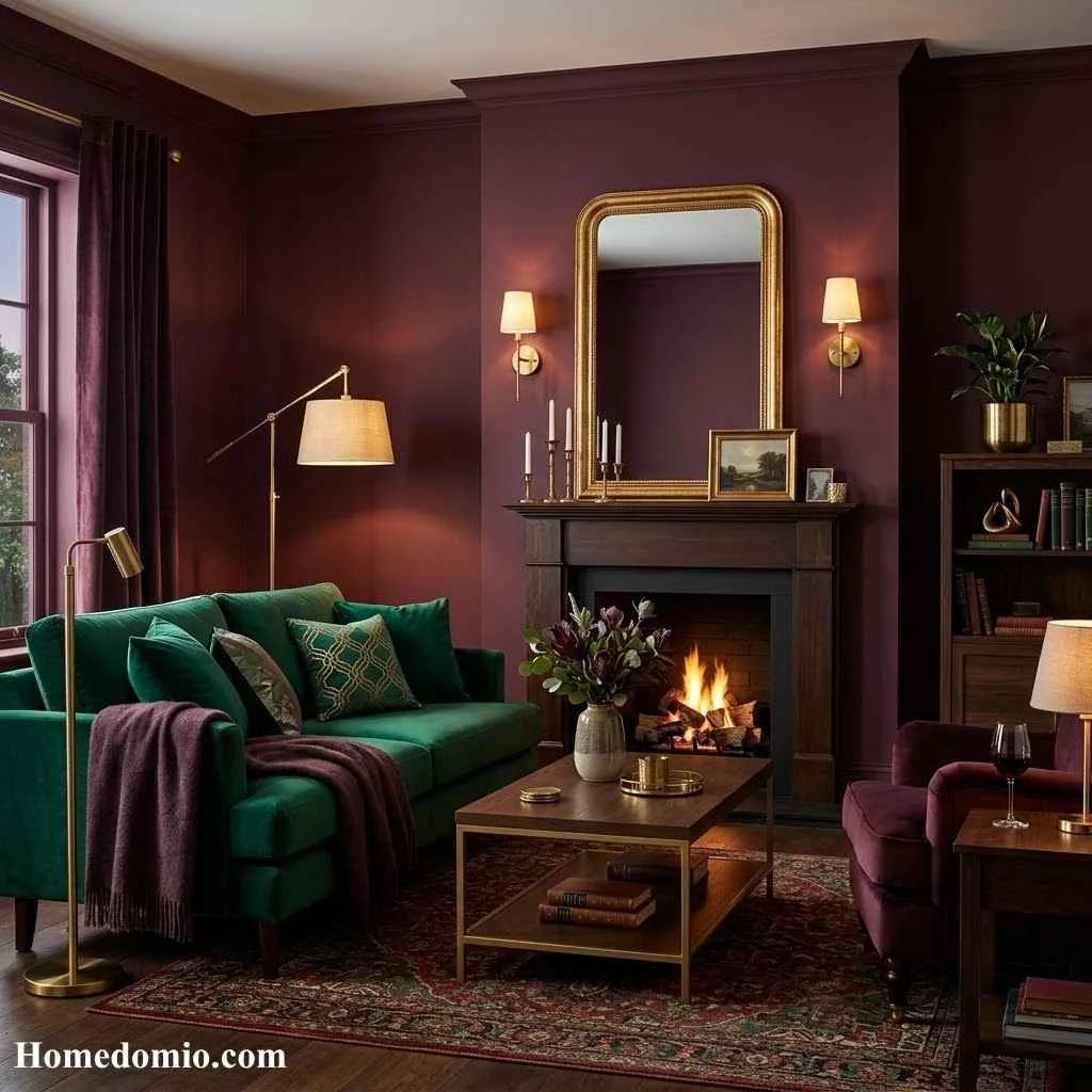 Deep Plum Elegance