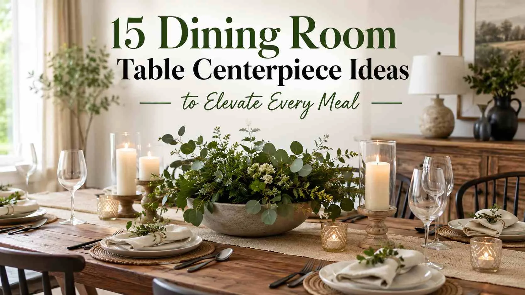 Dining Room Table Centerpiece Ideas