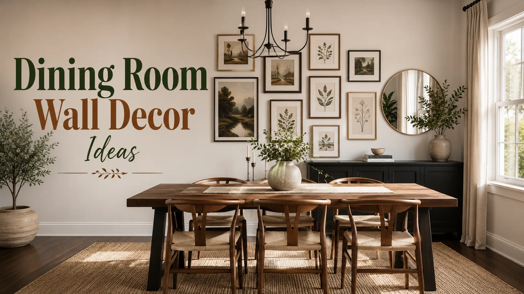 Dining Room Wall Decor Ideas That Will Transform Your Space 1 Dining Room Wall Decor