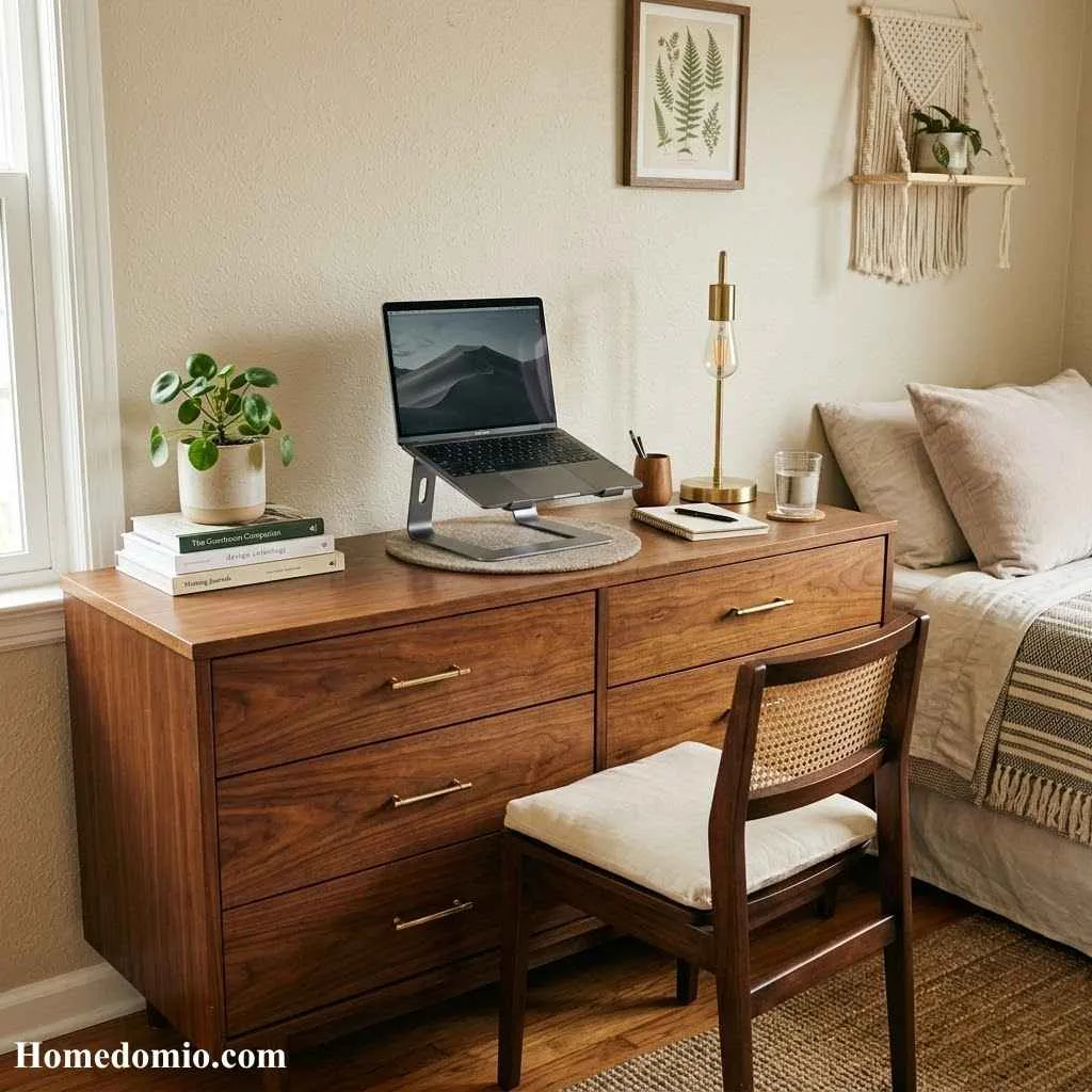 14 Guest Room Office Combo Ideas Worth Stealing Now 4 Dresser Turned Desk