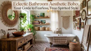 Eclectic Bathroom Aesthetic Boho