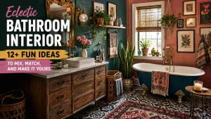 Eclectic Bathroom Interior
