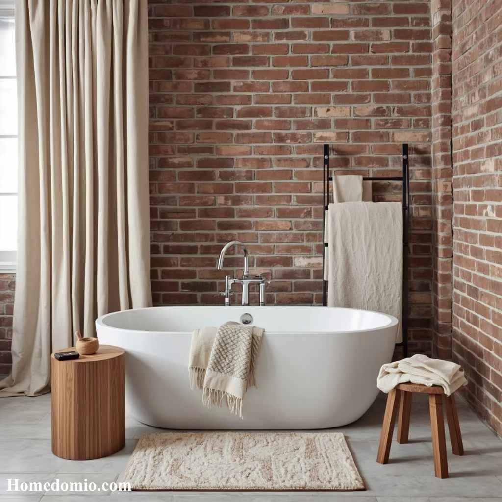  Exposed Brick with Soft Textiles