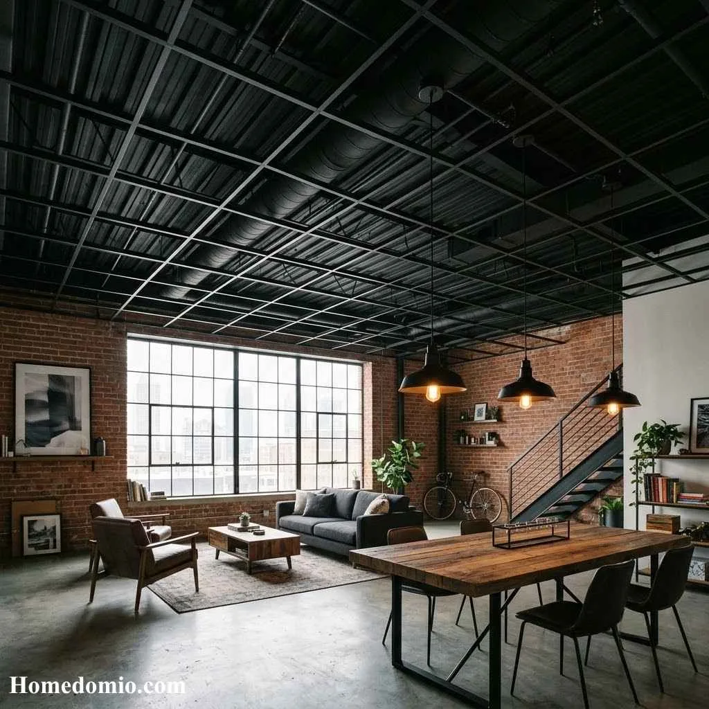 Exposed Grid with Painted Ceiling