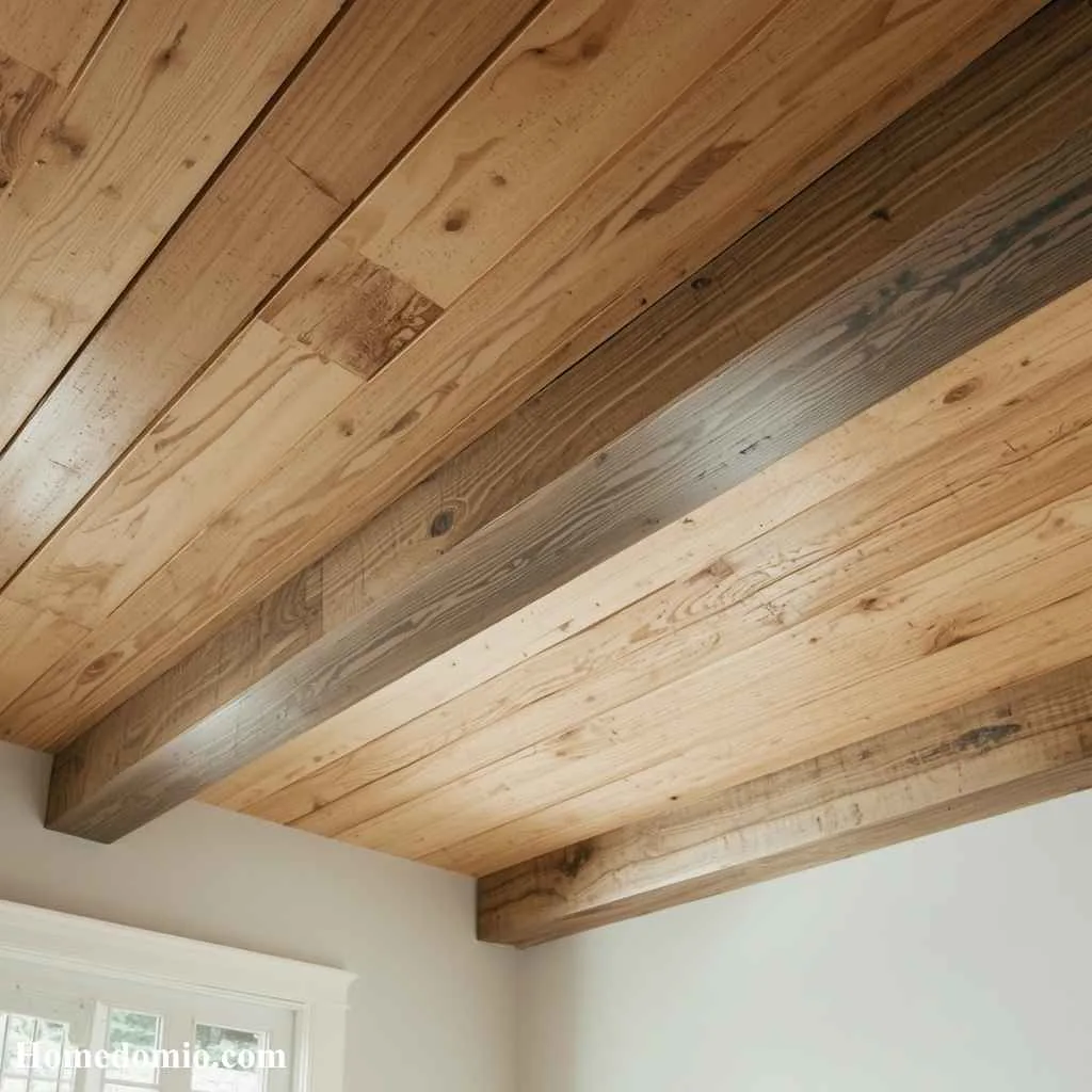 Faux Wood Beam Accents