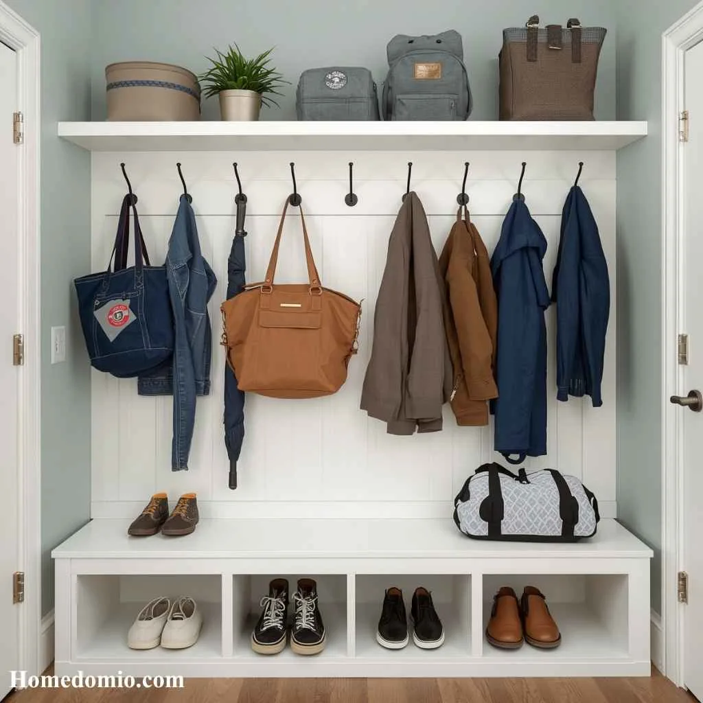 Floor to Ceiling Coat Hooks