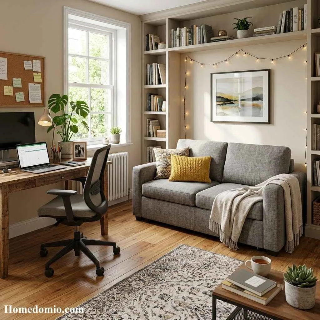 14 Guest Room Office Combo Ideas Worth Stealing Now 11 Fold Out Sofa Bed Office