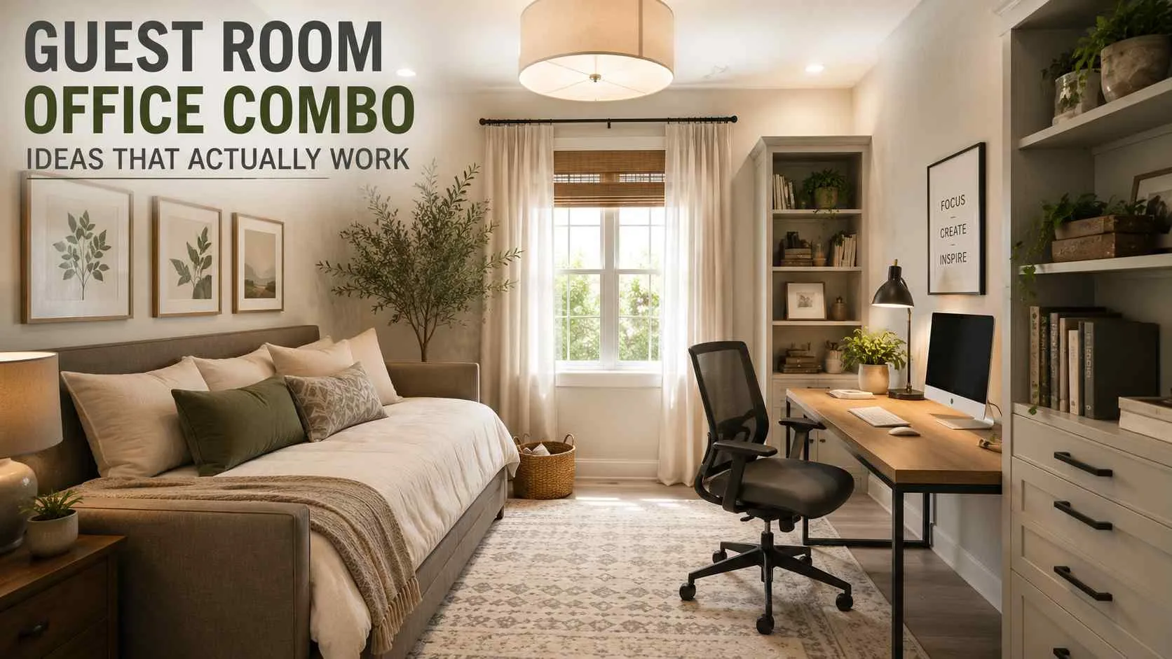 14 Guest Room Office Combo Ideas Worth Stealing Now 1 Guest Room Office Combo