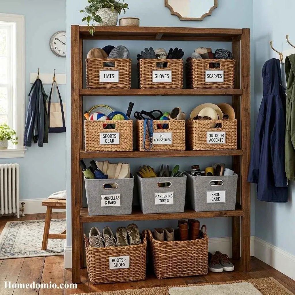 Labeled Baskets and Bins