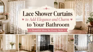Lace Shower Curtains